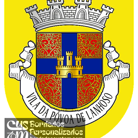 Emblema Bordado Município de Póvoa de Lanhoso (Braga) 1