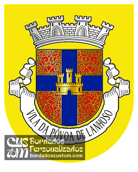 Emblema Bordado Município de Póvoa de Lanhoso (Braga)