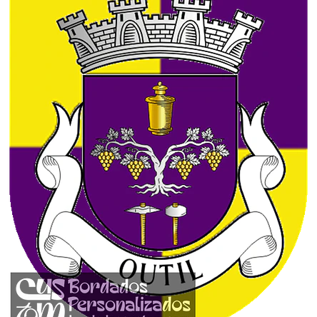 Emblema Bordado Antiga Freguesia de Outil (Cantanhede, Coimbra) 1