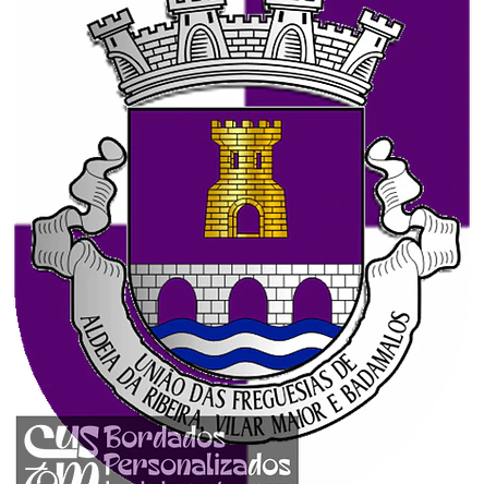 Emblema Bordado Freguesia de Aldeia da Ribeira, Vilar Maior e Badamalos (Sabugal, Guarda) 1