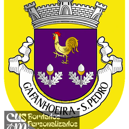 Emblema Bordado Antiga Freguesia de Gafanhoeira (São Pedro) (Arraiolos, Portalegre) 1