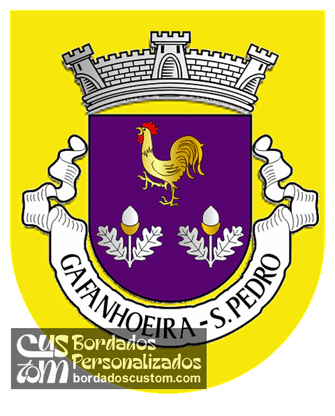Emblema Bordado Antiga Freguesia de Gafanhoeira (São Pedro) (Arraiolos, Portalegre)