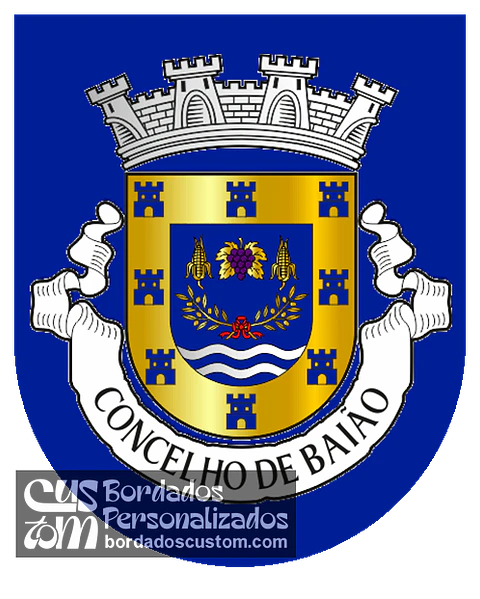 Emblema Bordado Município de Baião (Porto)