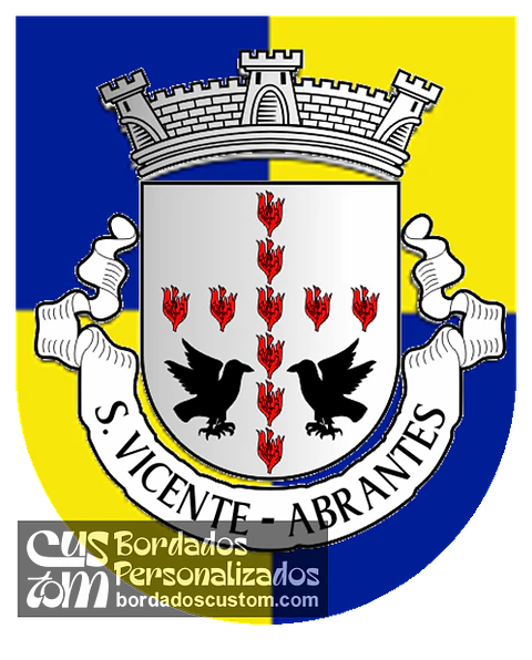 Emblema Bordado Antiga Freguesia de Abrantes (São Vicente) (Abrantes, Santarém)