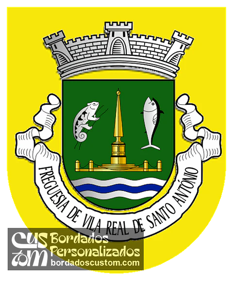 Emblema Bordado Freguesia de Vila Real de Santo António (Vila Real de Santo António, Faro)
