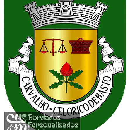 Emblema Bordado Antiga Freguesia de Carvalho (Celorico de Basto, Braga) 1
