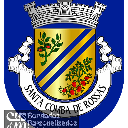 Emblema Bordado Freguesia de Santa Comba de Rossas (Bragança, Bragança) 1