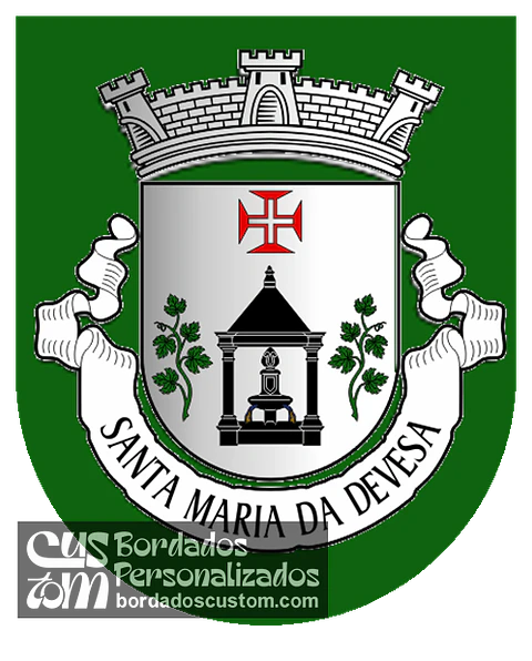 Emblema Bordado Freguesia de Santa Maria da Devesa (Castelo de Vide, Portalegre)