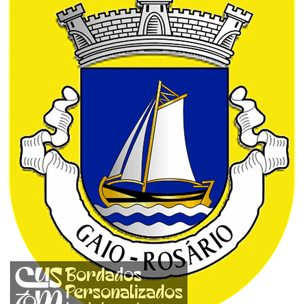 Emblema Bordado Antiga Freguesia de Gaio-Rosário (Moita, Setúbal) 1