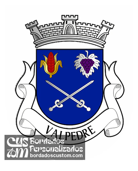 Emblema Bordado Freguesia de Valpedre (Penafiel, Porto)