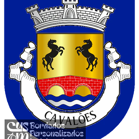 Emblema Bordado Antiga Freguesia de Cavalões (Vila Nova de Famalicão, Braga) 1
