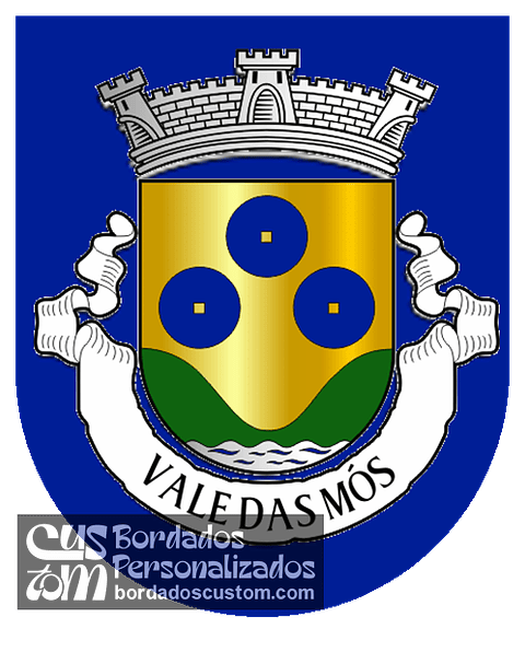 Emblema Bordado Antiga Freguesia de Vale das Mós (Abrantes, Santarém)