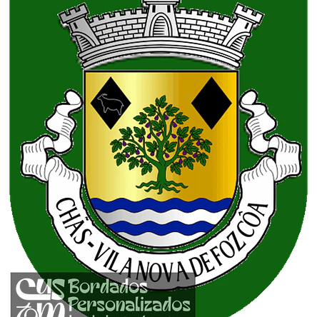 Emblema Bordado Freguesia de Chãs (Vila Nova de Foz Côa, Guarda) 1
