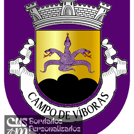 Emblema Bordado Antiga Freguesia de Campo de Víboras (Vimioso, Bragança) 1