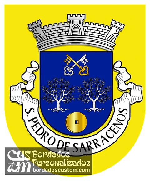 Emblema Bordado Freguesia de São Pedro de Sarracenos (Bragança, Bragança)