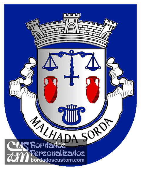 Emblema Bordado Freguesia de Malhada Sorda (Almeida, Guarda)