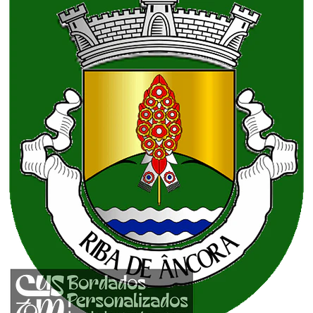 Emblema Bordado Freguesia de Riba de Âncora (Caminha, Viana do Castelo) 1