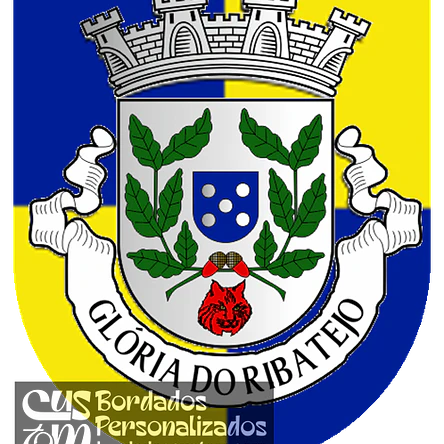 Emblema Bordado Antiga Freguesia de Glória do Ribatejo (Salvaterra de Magos, Santarém) 1