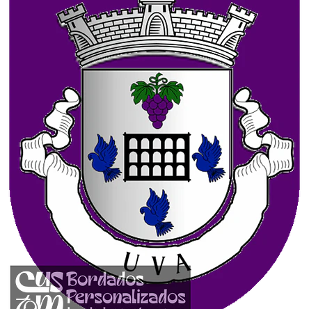 Emblema Bordado Antiga Freguesia de Uva (Vimioso, Bragança) 1