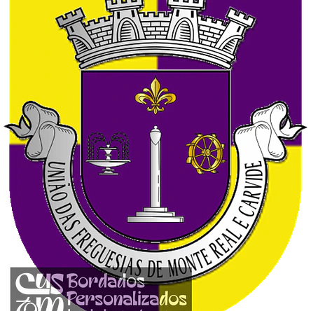 Emblema Bordado Freguesia de Monte Real e Carvide (Leiria, Leiria) 1