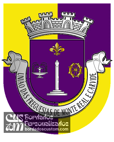 Emblema Bordado Freguesia de Monte Real e Carvide (Leiria, Leiria)