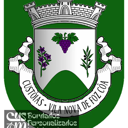 Emblema Bordado Freguesia de Custóias (Vila Nova de Foz Côa, Guarda) 1