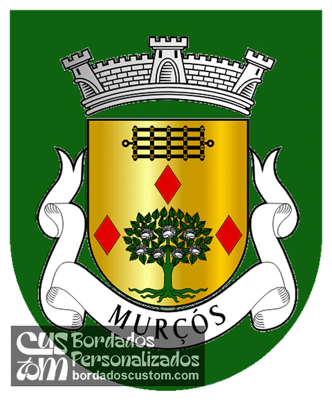 Emblema Bordado Antiga Freguesia de Murçós (Macedo de Cavaleiros, Bragança)
