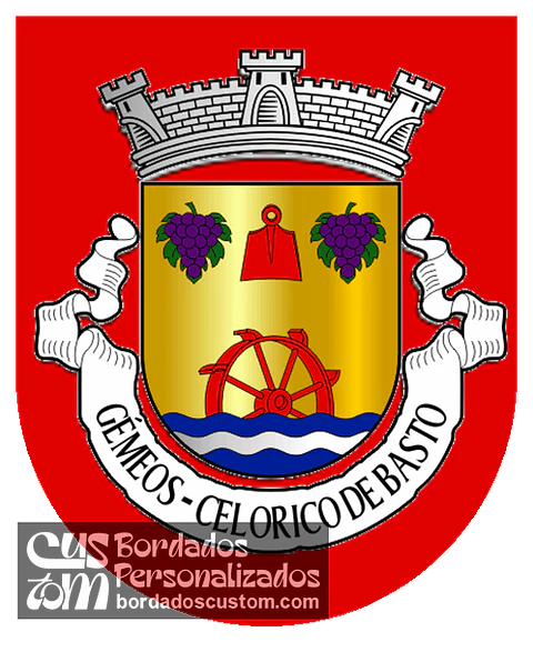 Emblema Bordado Antiga Freguesia de Gémeos (Celorico de Basto, Braga)