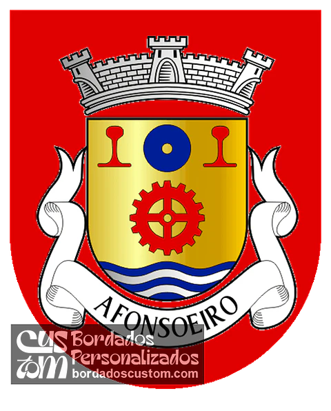 Emblema Bordado Antiga Freguesia de Afonsoeiro (Montijo, Setúbal)
