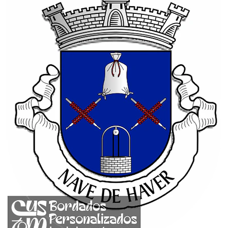 Emblema Bordado Freguesia de Nave de Haver (Almeida, Guarda) 1