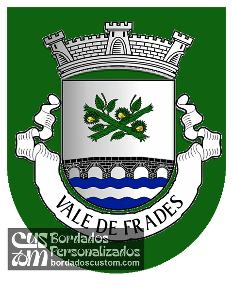 Emblema Bordado Antiga Freguesia de Vale de Frades (Vimioso, Bragança)