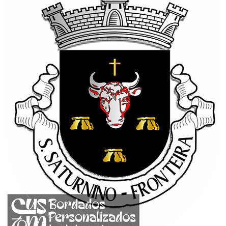 Emblema Bordado Freguesia de São Saturnino (Fronteira, Portalegre) 1