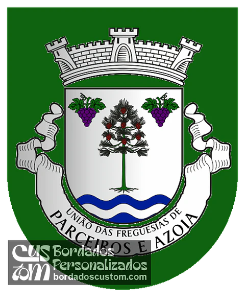 Emblema Bordado Freguesia de Parceiros e Azoia (Leiria, Leiria)