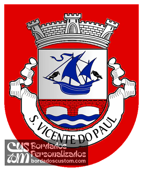 Emblema Bordado Antiga Freguesia de São Vicente do Paul (Santarém, Santarém)