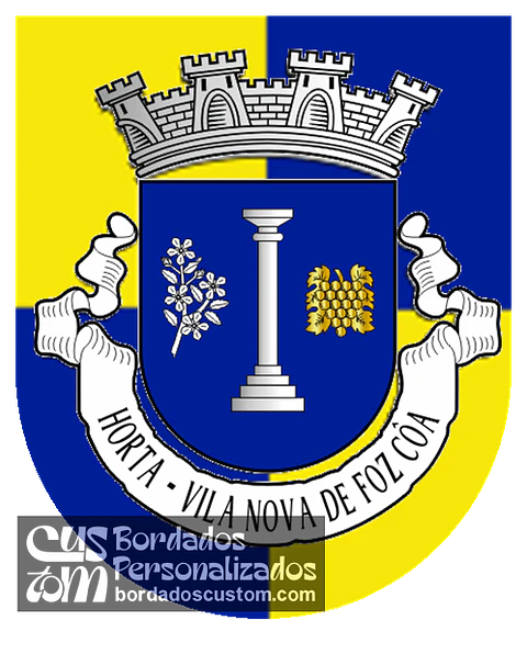 Emblema Bordado Freguesia de Horta (Vila Nova de Foz Côa, Guarda)