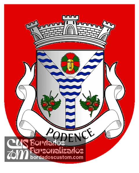 Emblema Bordado Antiga Freguesia de Podence (Macedo de Cavaleiros, Bragança)