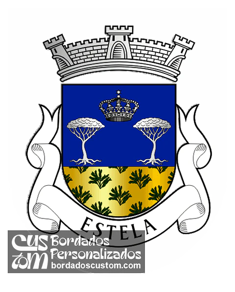 Emblema Bordado Freguesia de Estela (Póvoa de Varzim, Porto)
