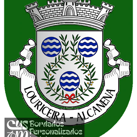 Emblema Bordado Antiga Freguesia de Louriceira (Alcanena, Santarém) 1