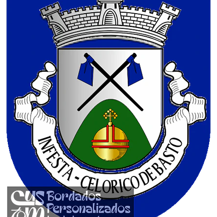 Emblema Bordado Antiga Freguesia de Infesta (Celorico de Basto, Braga) 1
