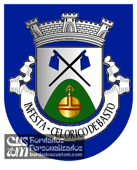 Emblema Bordado Antiga Freguesia de Infesta (Celorico de Basto, Braga)
