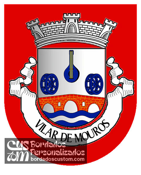 Emblema Bordado Freguesia de Vilar de Mouros (Caminha, Viana do Castelo)