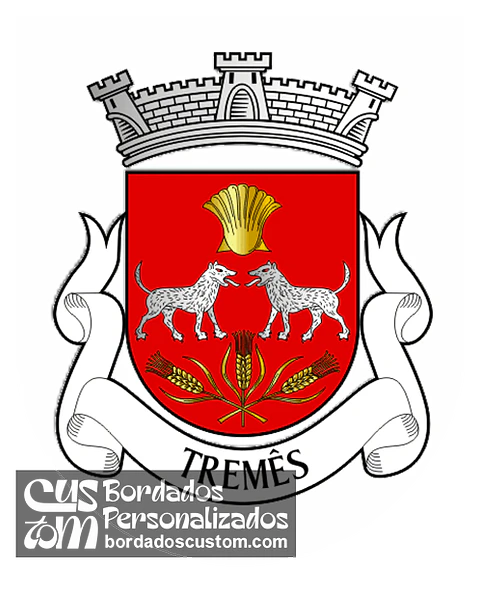 Emblema Bordado Antiga Freguesia de Tremês (Santarém, Santarém)