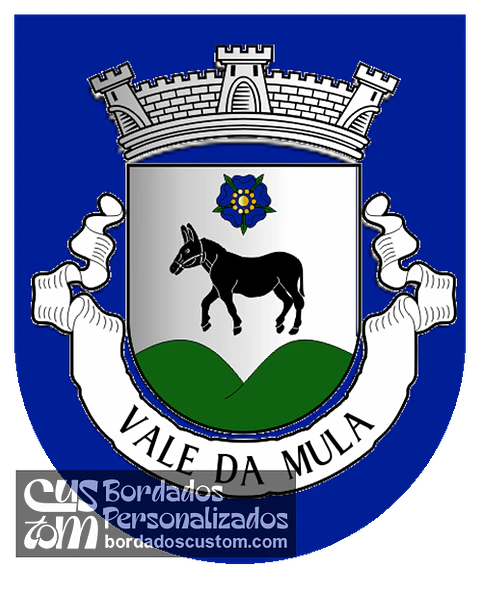 Emblema Bordado Freguesia de Vale da Mula (Almeida, Guarda)