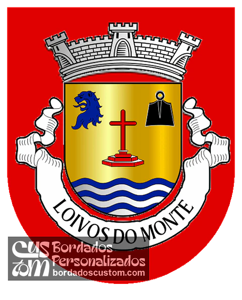 Emblema Bordado Freguesia de Loivos do Monte (Baião, Porto)