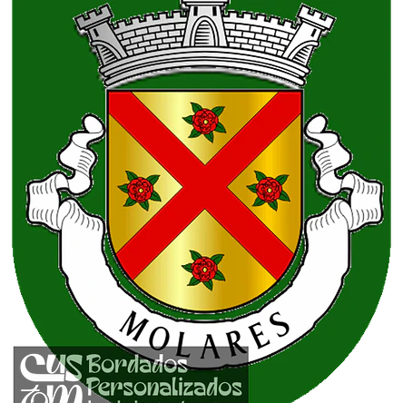 Emblema Bordado Antiga Freguesia de Molares (Celorico de Basto, Braga) 1