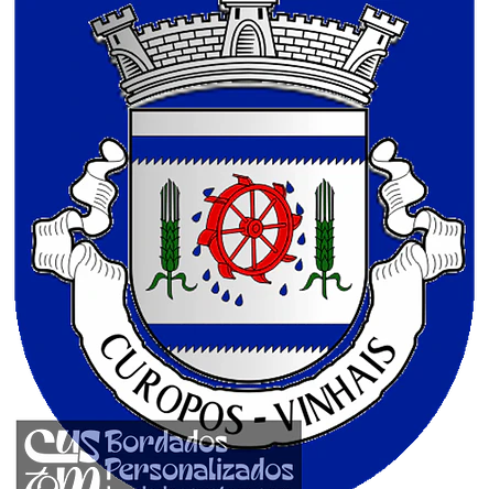 Emblema Bordado Antiga Freguesia de Curopos (Vinhais, Bragança) 1
