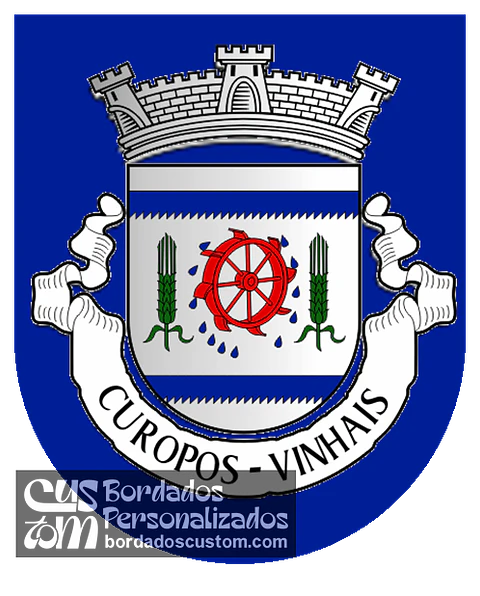 Emblema Bordado Antiga Freguesia de Curopos (Vinhais, Bragança)
