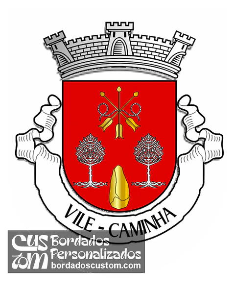 Emblema Bordado Freguesia de Vile (Caminha, Viana do Castelo)