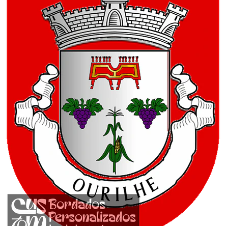 Emblema Bordado Antiga Freguesia de Ourilhe (Celorico de Basto, Braga) 1