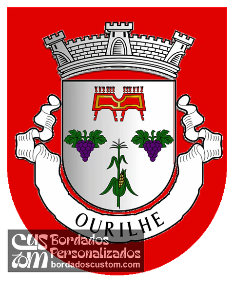 Emblema Bordado Antiga Freguesia de Ourilhe (Celorico de Basto, Braga)